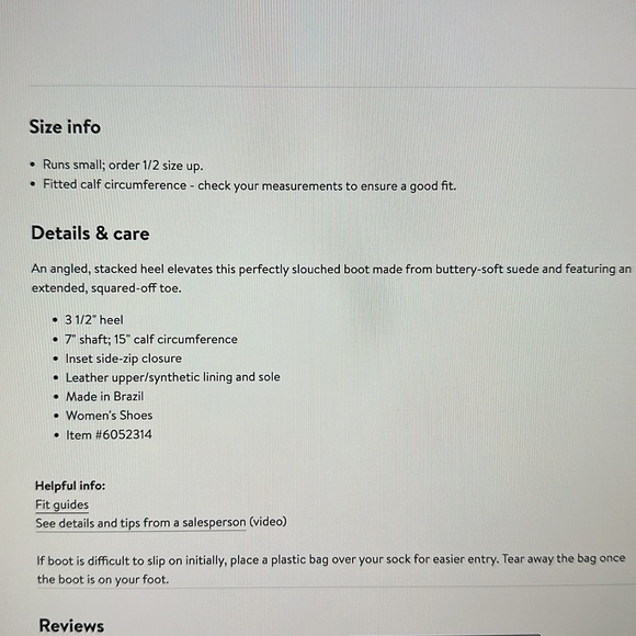 Vince Camuto Derika Leather Boot Size 8.5 wide calf - Picture 7 of 7